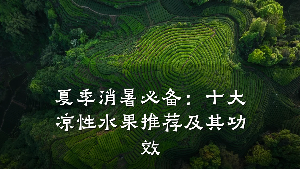 夏季消暑必备:十大凉性水果推荐及其功效