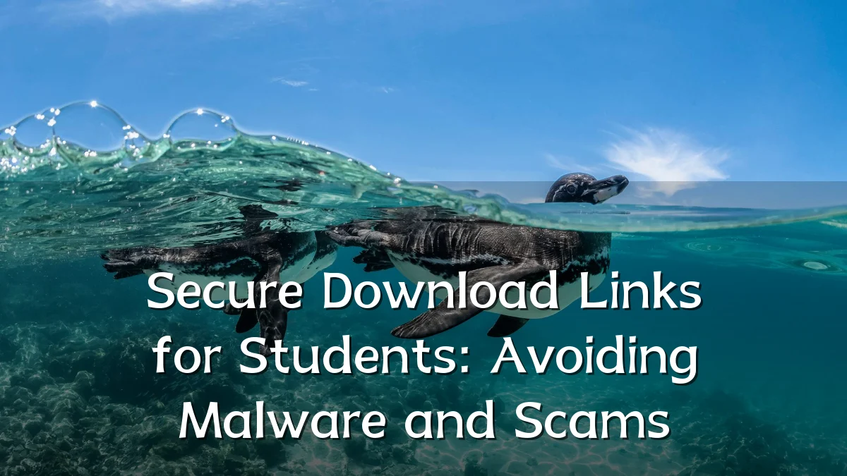 Secure Download Links for Students: Avoiding Malware and Scams