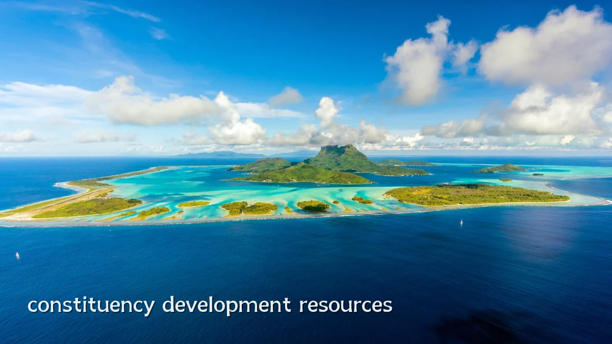 constituency development resources