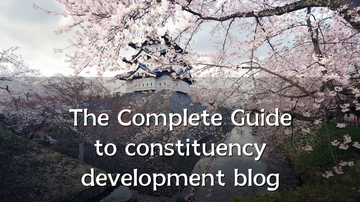 The Complete Guide to constituency development blog