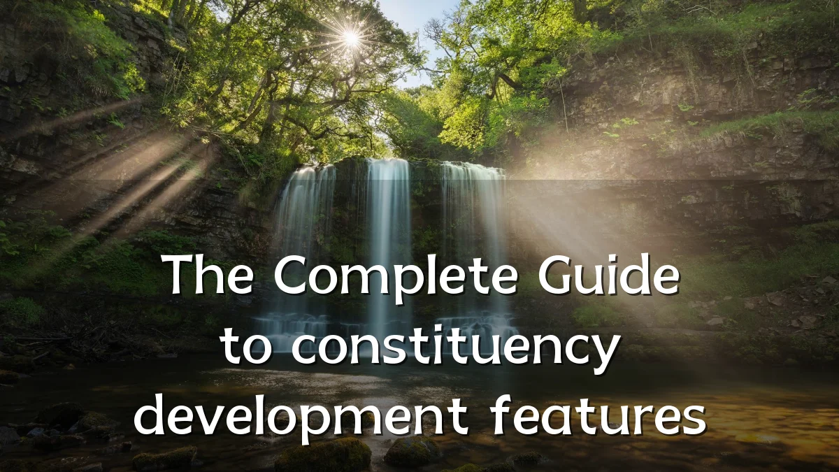 The Complete Guide to constituency development features