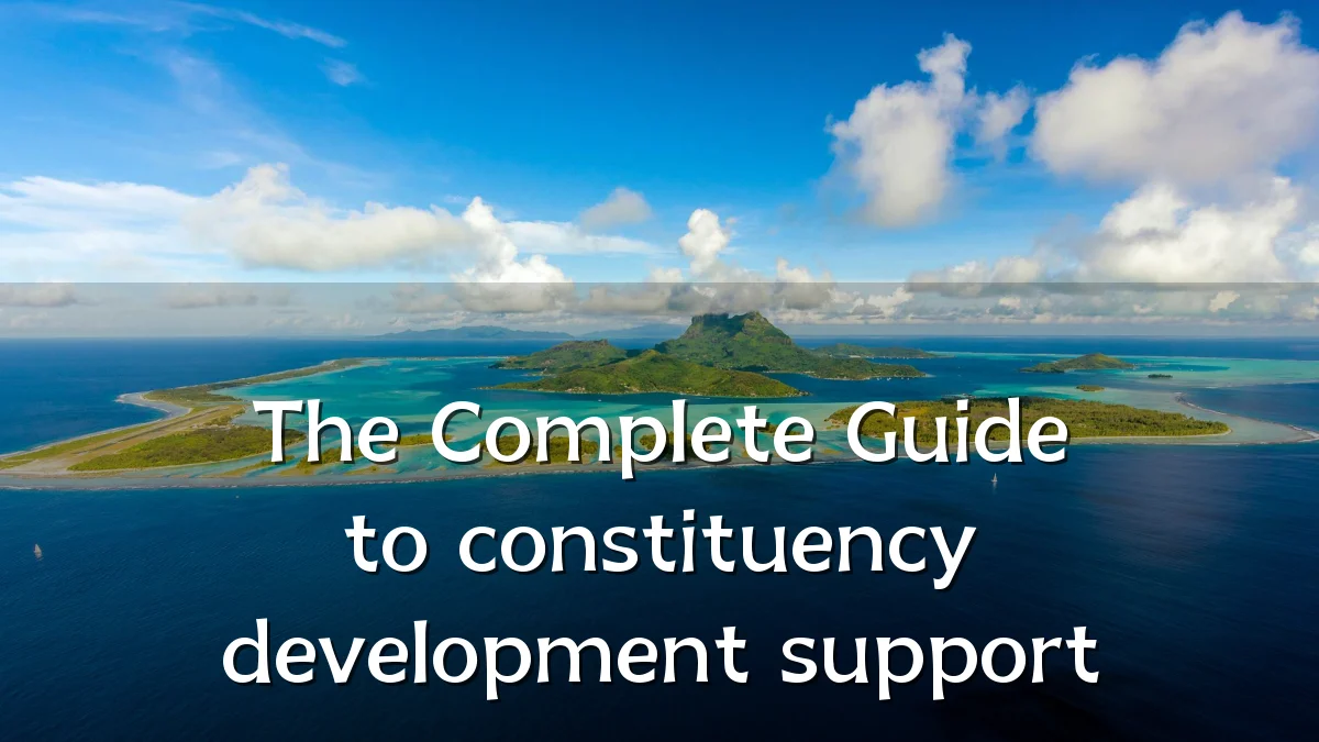 The Complete Guide to constituency development support