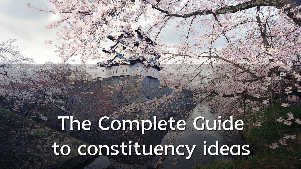 The Complete Guide to constituency ideas