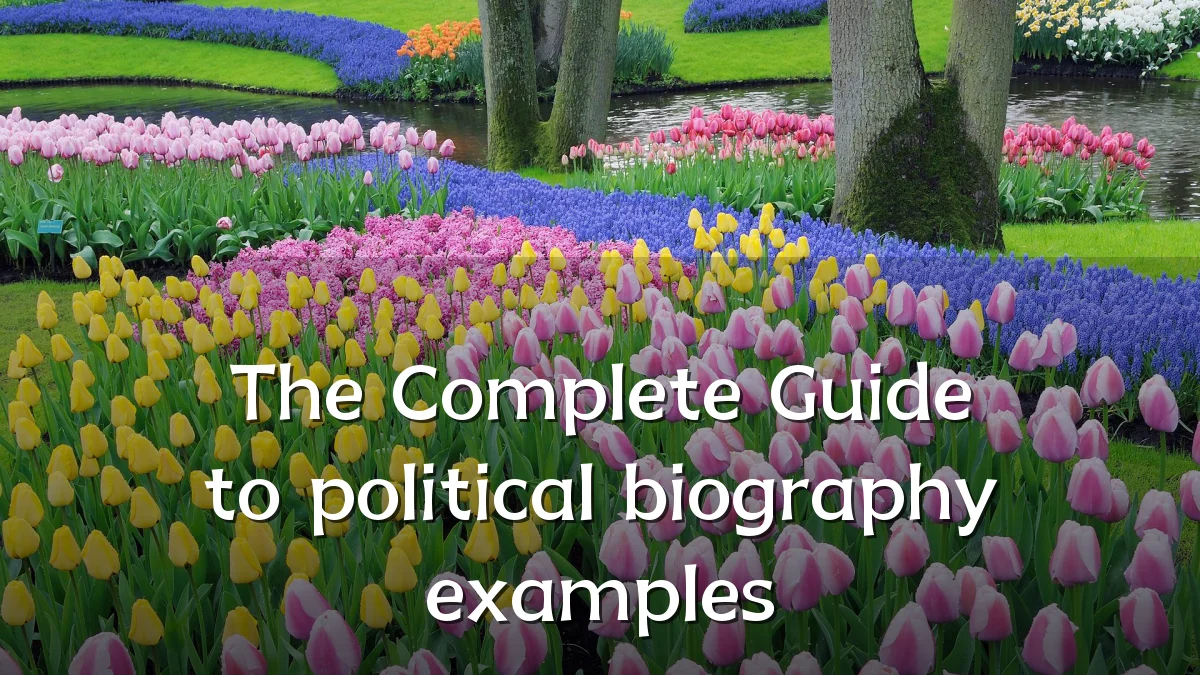 The Complete Guide to political biography examples