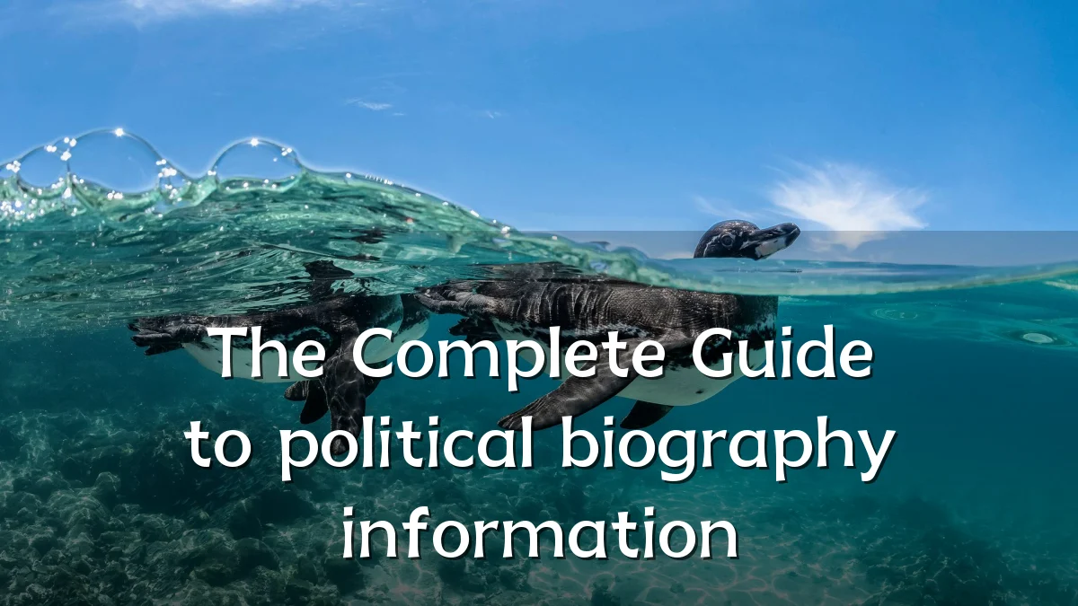 The Complete Guide to political biography information