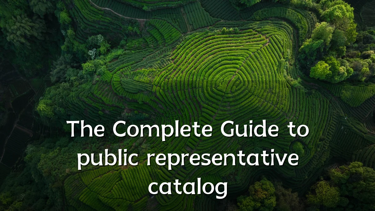 The Complete Guide to public representative catalog