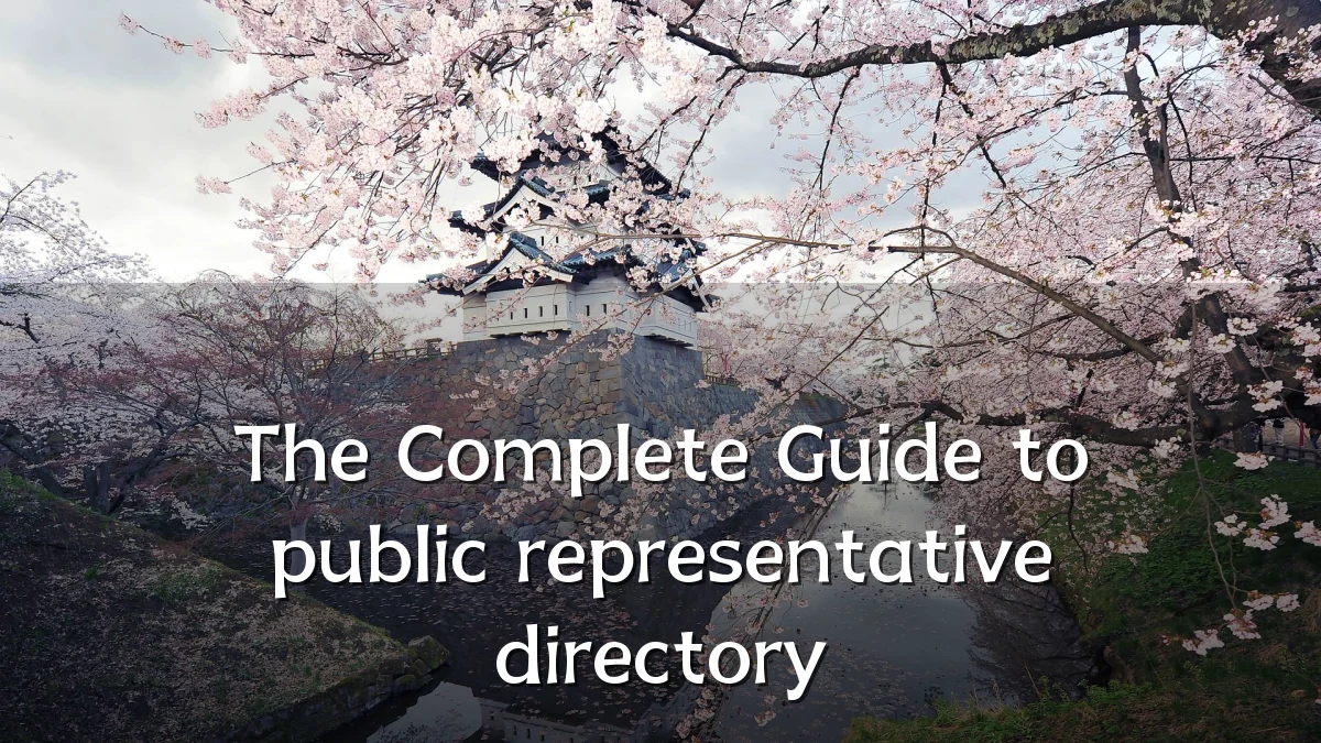 The Complete Guide to public representative directory