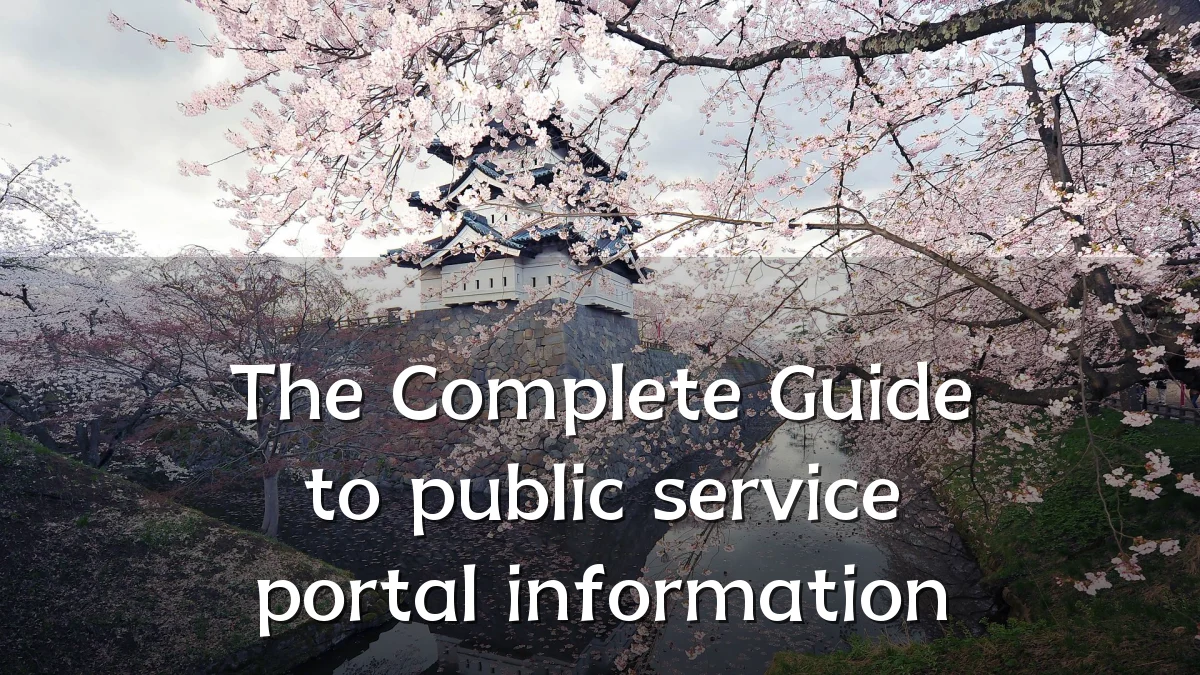 The Complete Guide to public service portal information