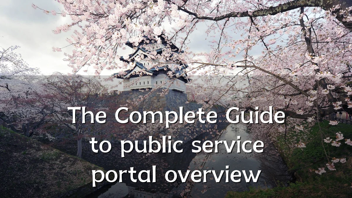 The Complete Guide to public service portal overview