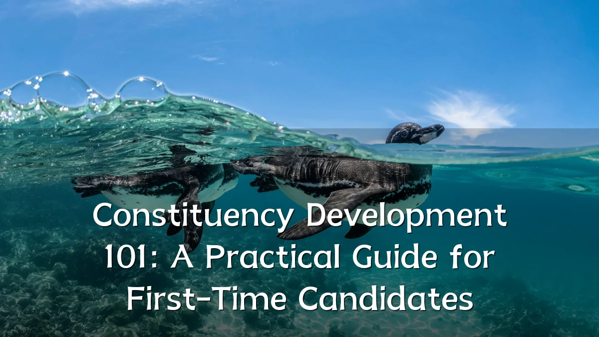 Constituency Development 101: A Practical Guide for First-Time Candidates