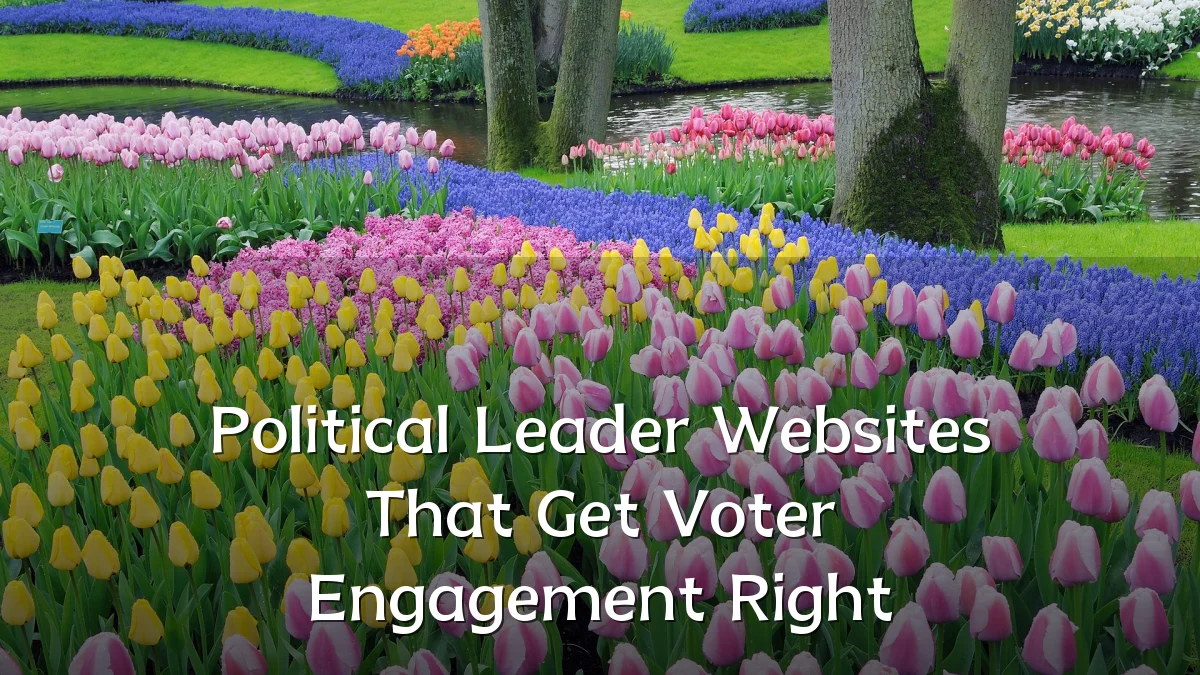 Political Leader Websites That Get Voter Engagement Right