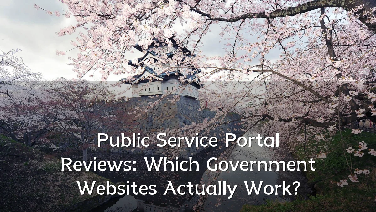 Public Service Portal Reviews: Which Government Websites Actually Work?