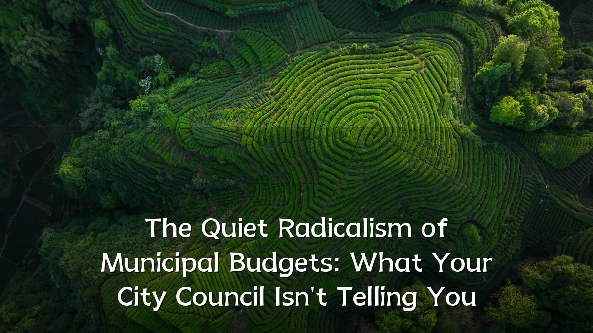 The Quiet Radicalism of Municipal Budgets: What Your City Council Isn't Telling You
