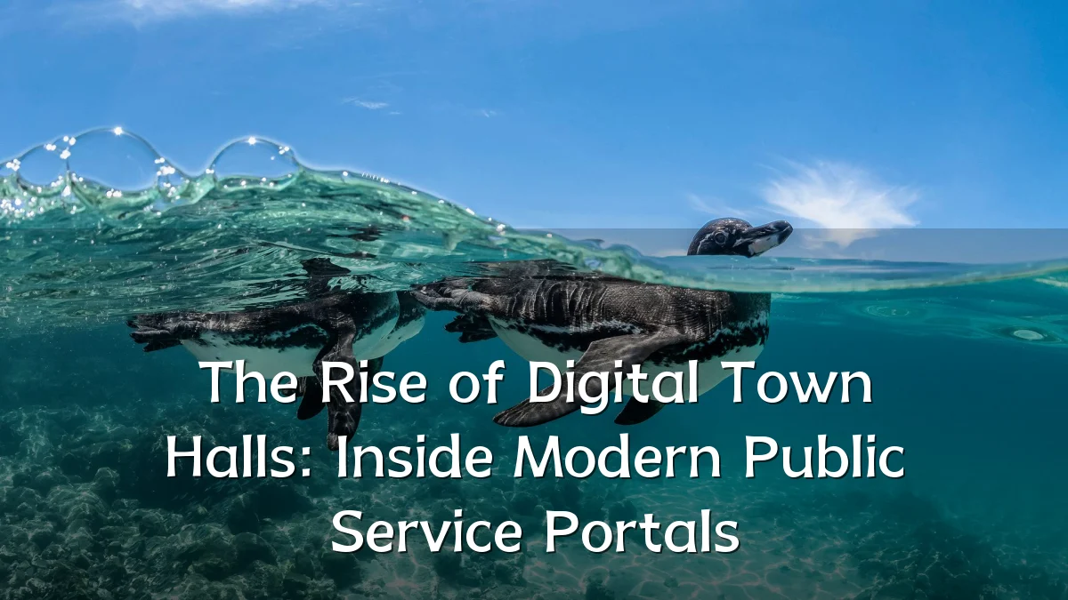 The Rise of Digital Town Halls: Inside Modern Public Service Portals