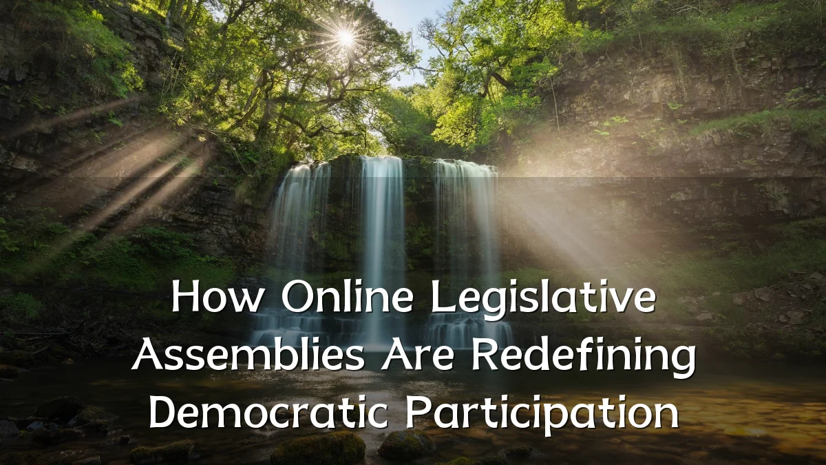 How Online Legislative Assemblies Are Redefining Democratic Participation
