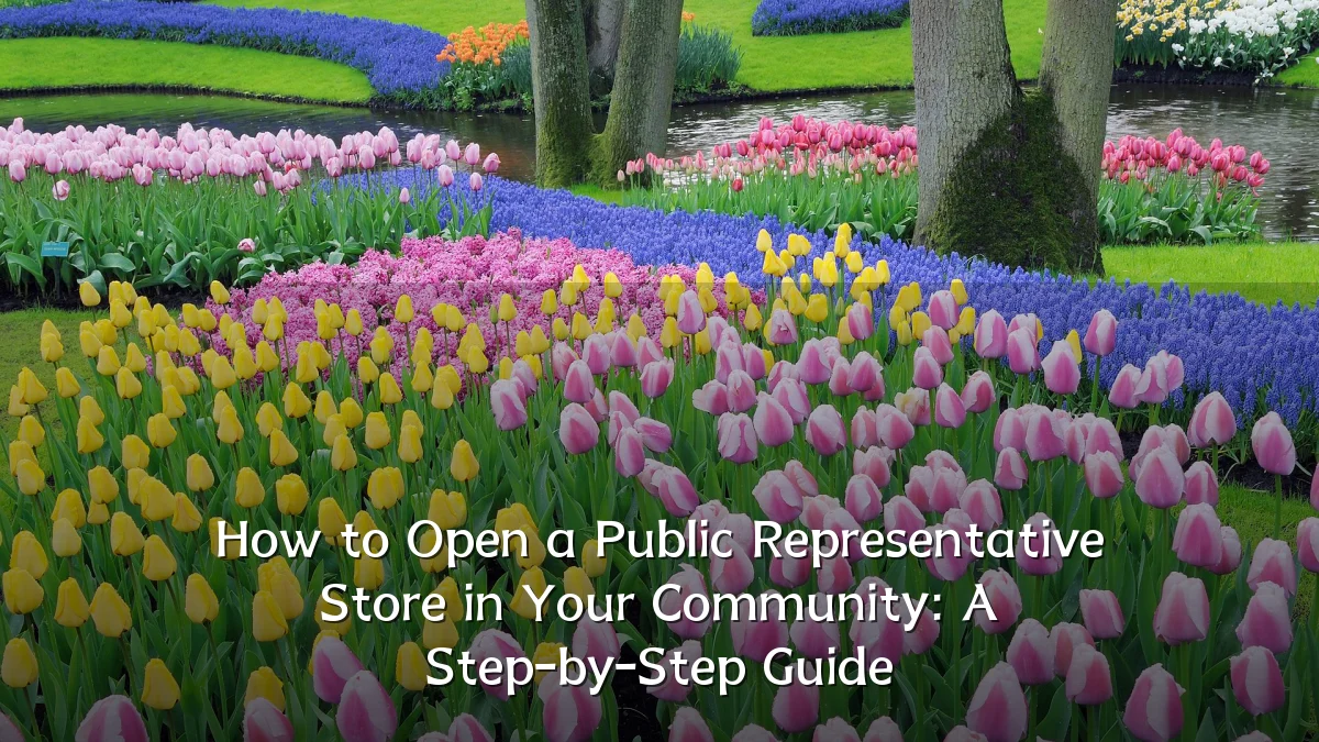 How to Open a Public Representative Store in Your Community: A Step-by-Step Guide