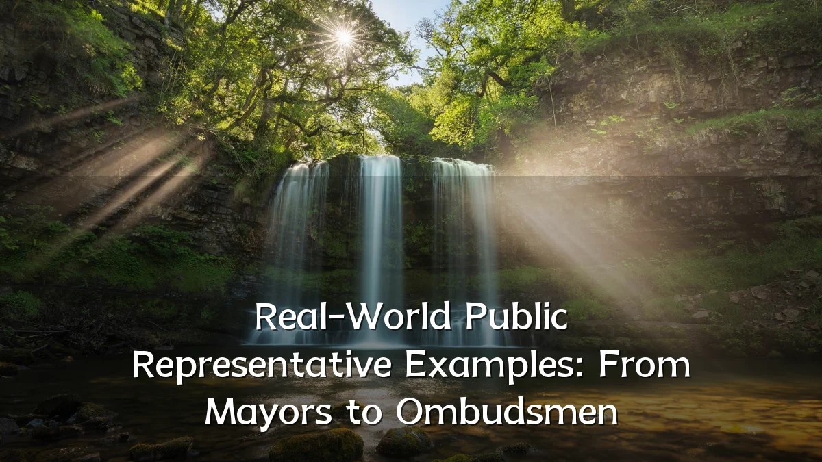 Real-World Public Representative Examples: From Mayors to Ombudsmen
