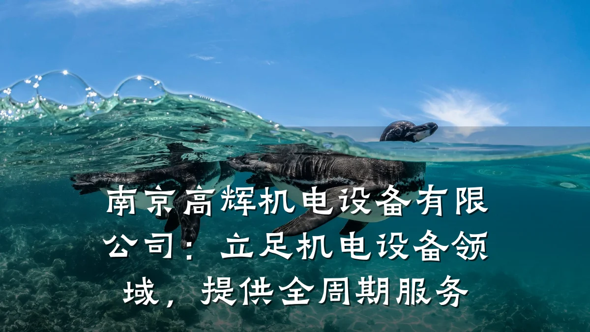 南京高辉机电设备有限公司:立足机电设备领域,提供全周期服务